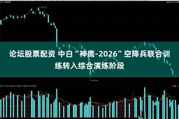 论坛股票配资 中白“神鹰-2026”空降兵联合训练转入综合演练阶段